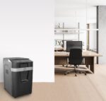 HP Pro Shredder Auto 200MC Otomatik Beslemeli 200 sayfa Evrak İmha Makinesi-P5-Mikro kesim-2x12mm-32,2lt - Görsel 7