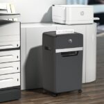 HP Pro Shredder 24CC Evrak İmha Makinesi/Kağıt Kırpma Makinesi - Çapraz/Parçacık kesim-4x35mm-30lt - Görsel 9